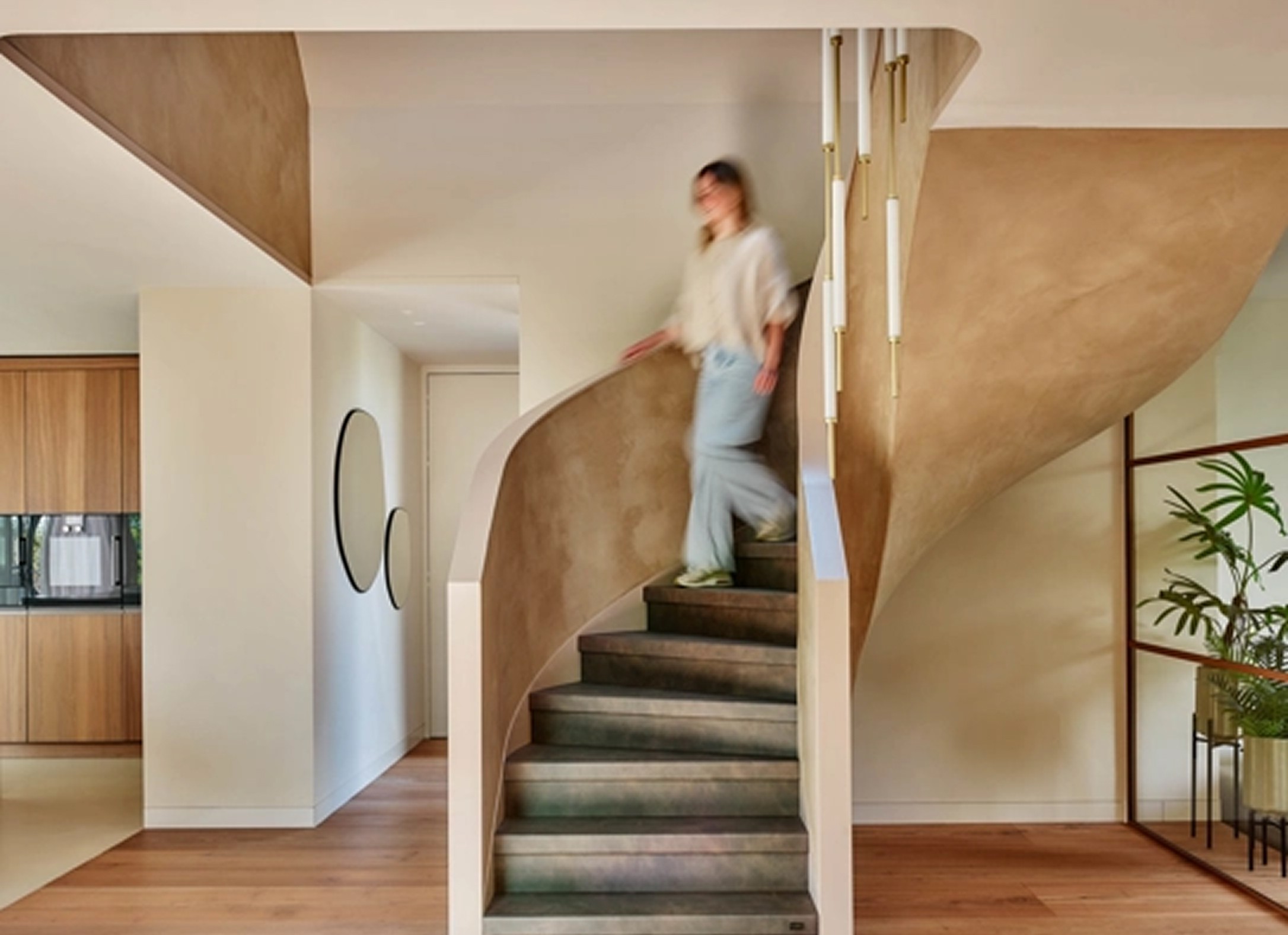 Upstairs Lopen Trap Bijgesneden